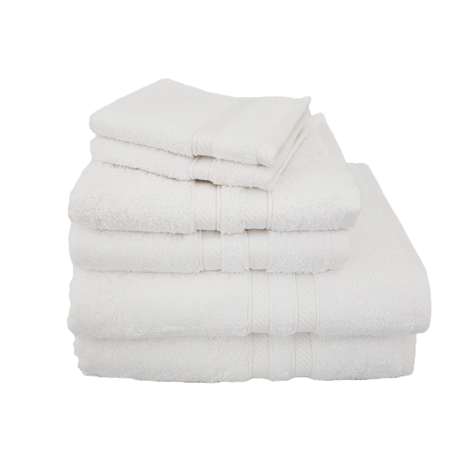 Element - Set of 6 White Towels