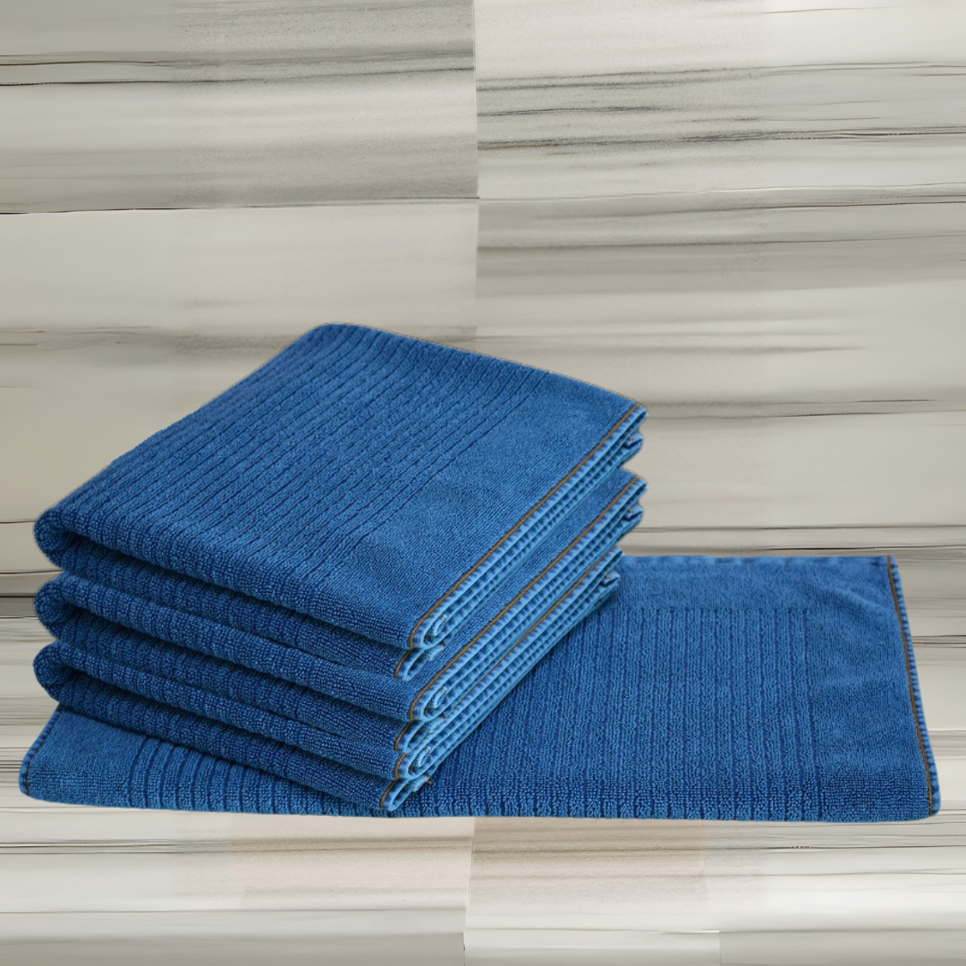 Lobby Blue Denim - Set of 4 Tub Mats