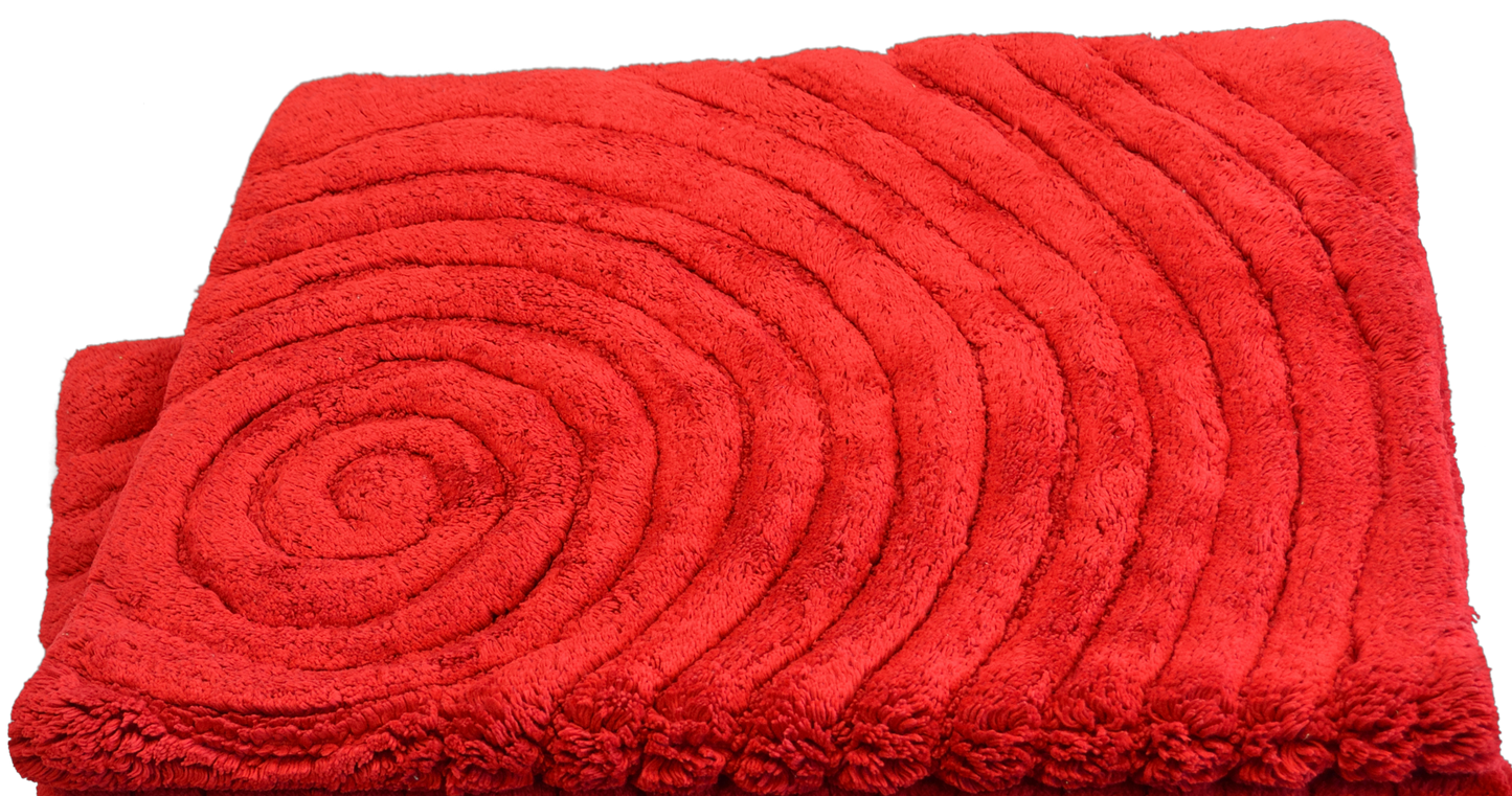 Spiral - Set of 2 Bath Rugs