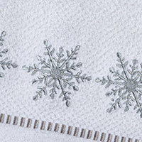 Snowflakes Christmas/Holiday - Set of Hand/Guest Towels
