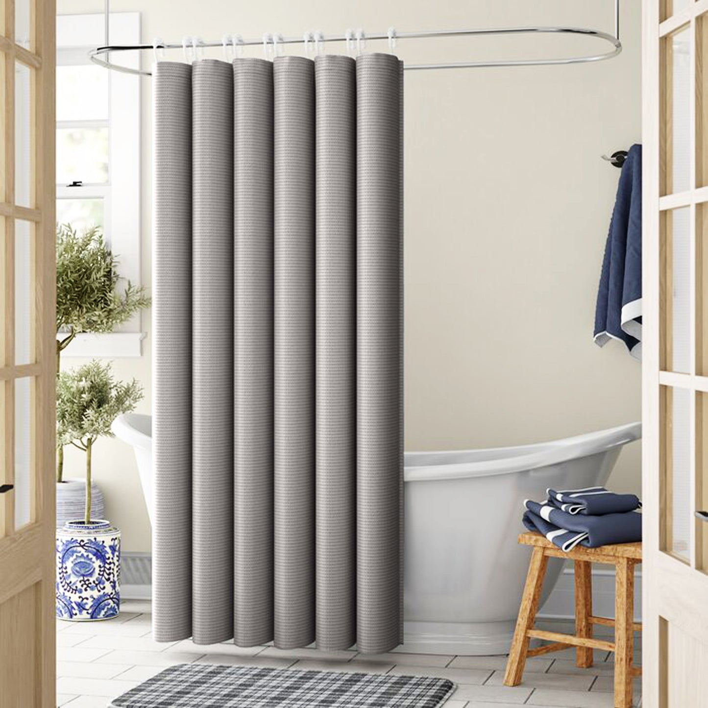 Waffle Shower Curtain