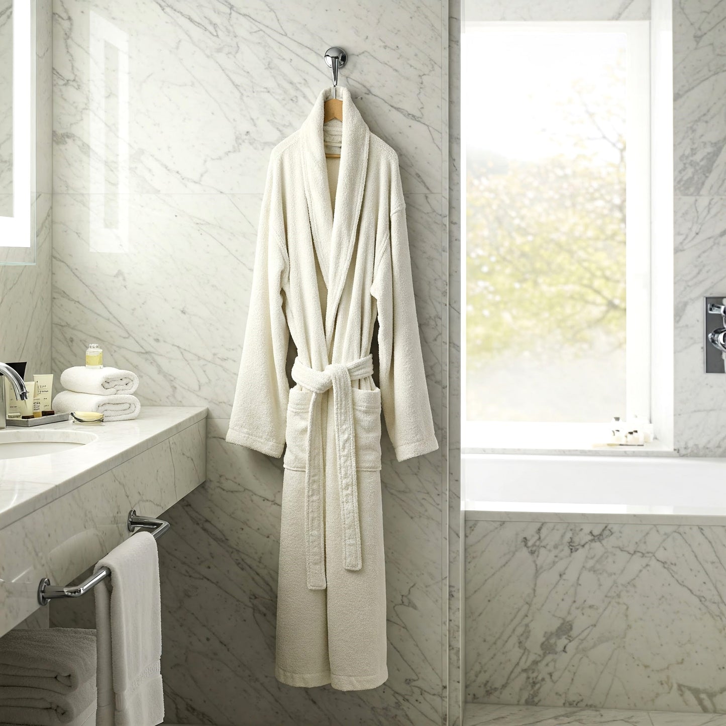 Bamboo Shawl Bath Robe