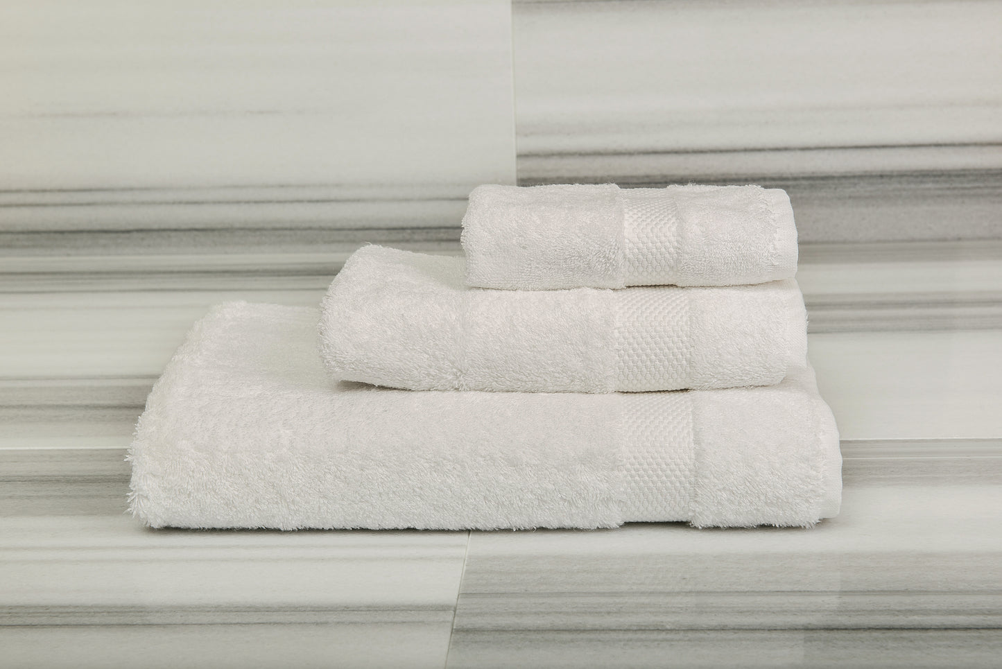 Bamboo - Set of 12 White Wash Cloths