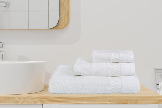 Bamboo White Towel Sets