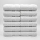 Bamboo - Set of 12 White Wash Cloths