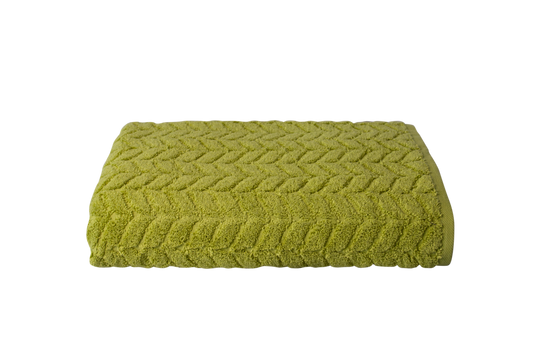 Romance - Set of 2 Green Bath Towels