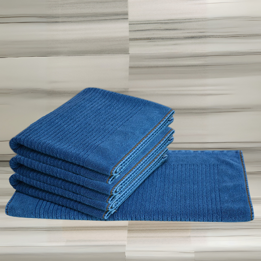 Lobby Blue Denim - Set of 4 Tub Mats