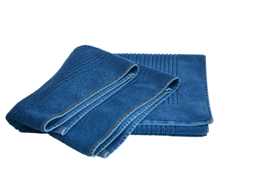 Lobby Blue Denim Tub Mat - 2 Pack