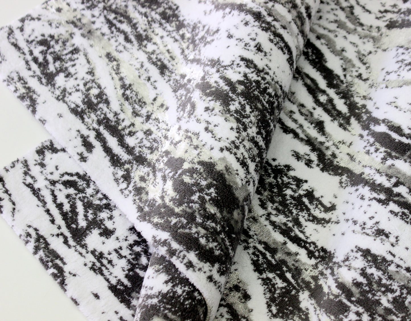 Marble Rugs - Dark Grey/Silver