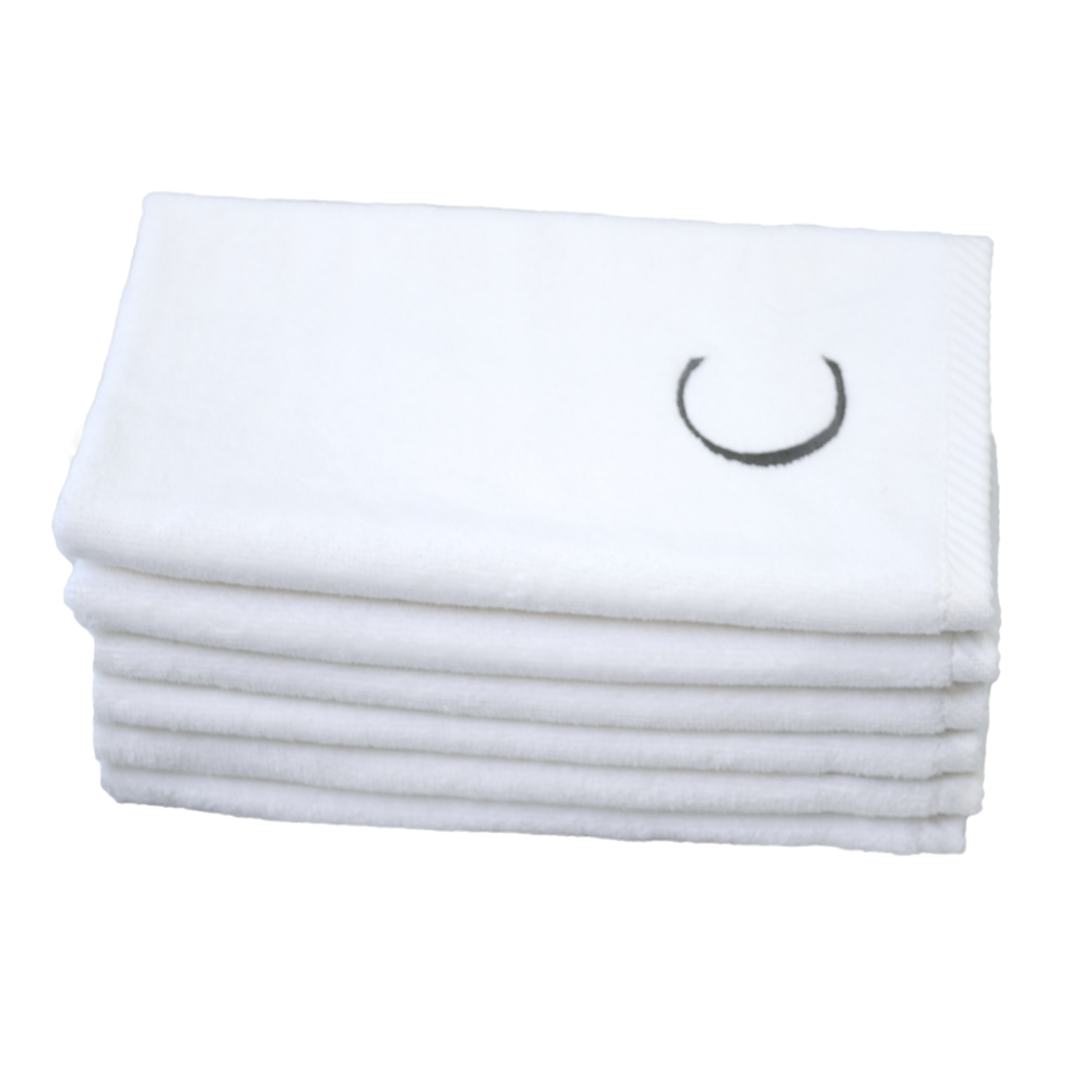 Monogram  - Set of 6 White Hand/Guest Towels