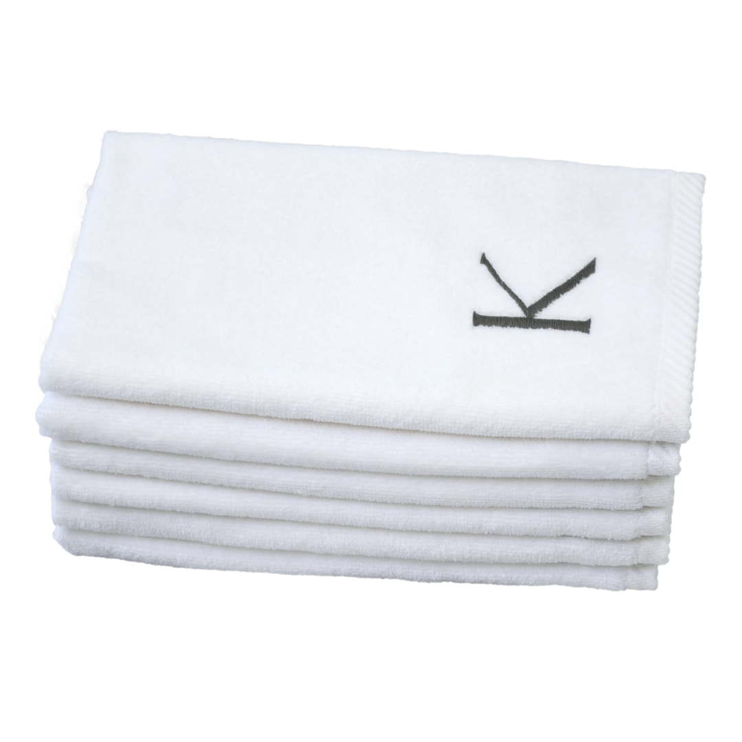 Monogram  - Set of 6 White Hand/Guest Towels