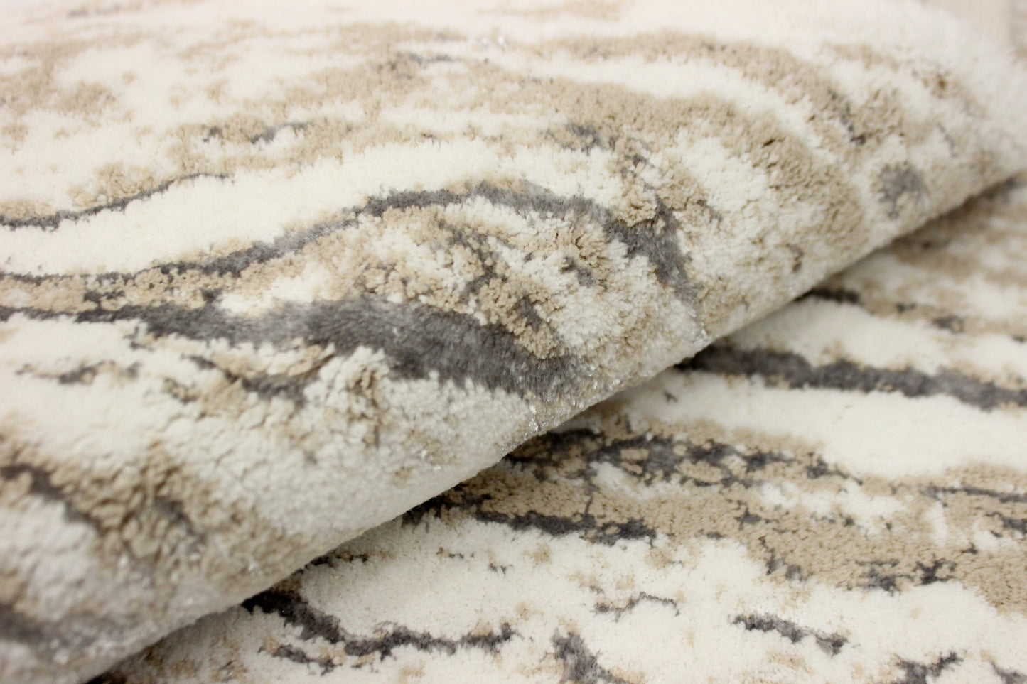 Marble Rugs - Taupe/Silver