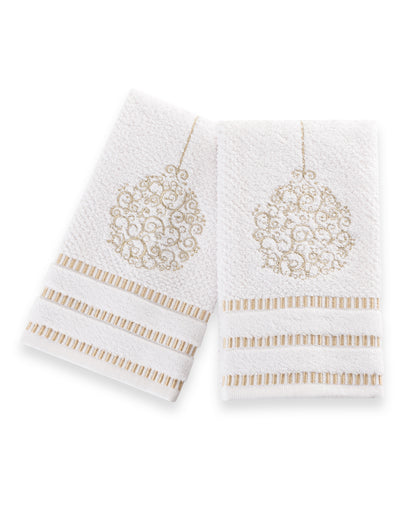 Ornaments Christmas/Holiday - Set of Hand/Guest Towels