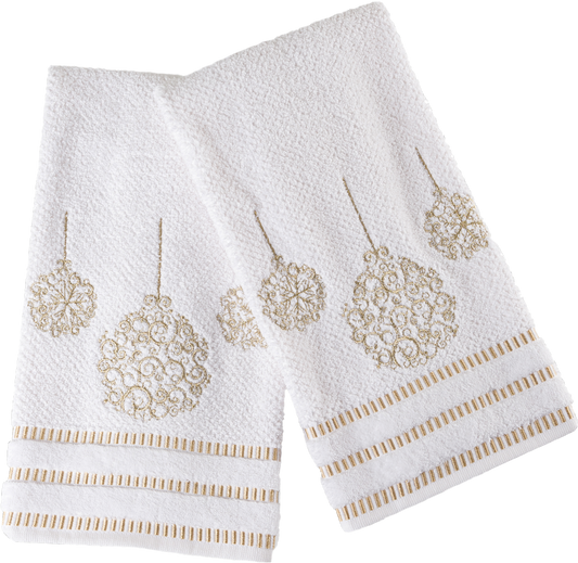 Ornaments Christmas/Holiday - Set of Hand/Guest Towels