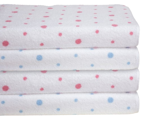 Printed Dots Bath Sheet