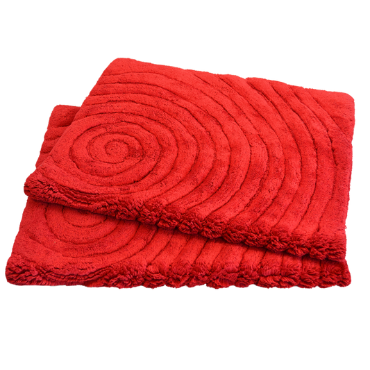 Spiral - Set of 2 Bath Rugs