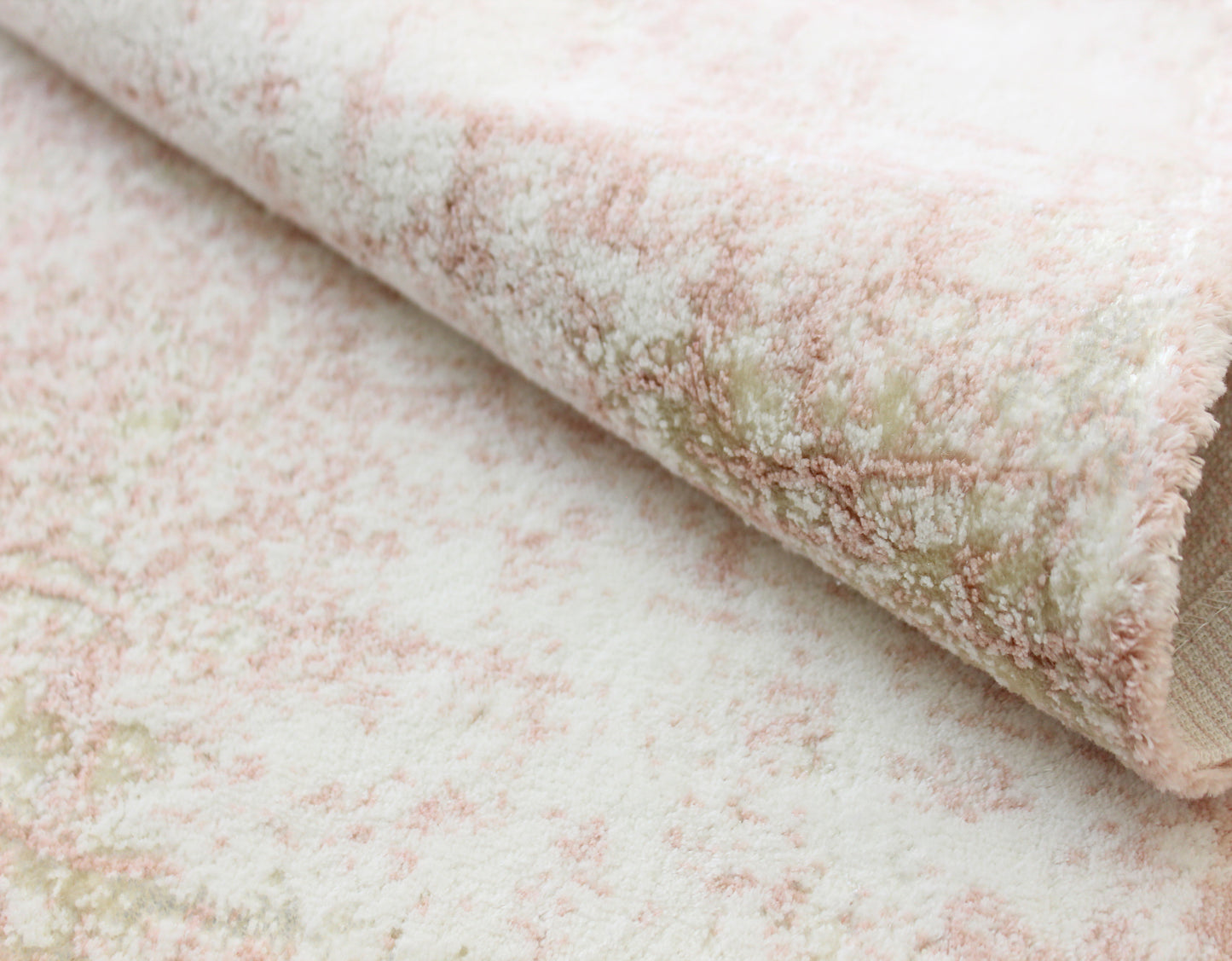 Stone Shimmer Rug - Blush/Champagne