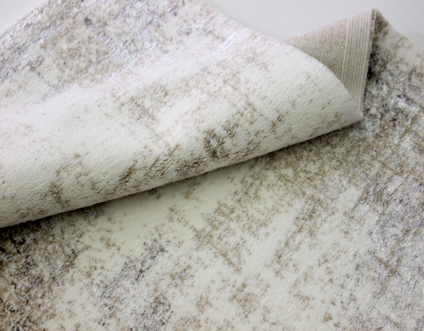 Stone Shimmer Rug - Taupe/Silver